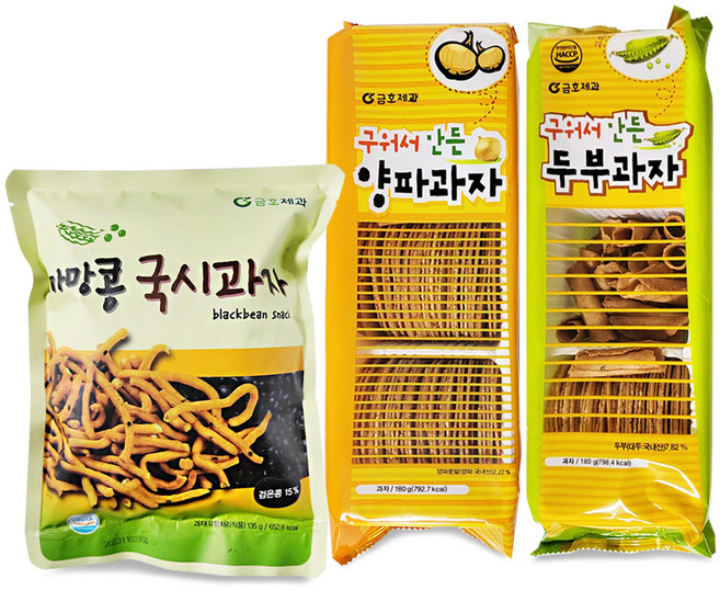 금호제과 옛날과자 센베이 전병과자 어르신 추억의간식, 1세트, 495g