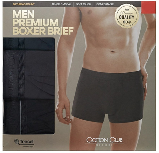 코튼클럽 남성 박서 브리프 3매 남성팬티 속옷 사각팬티 코스트코 드로즈