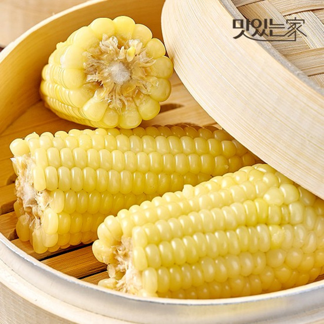 맛있는家 특대사이즈 쪄서가는 프리미엄 특대 백찰옥수수 10-20개, 1. 백찰옥수수 특대 10개입