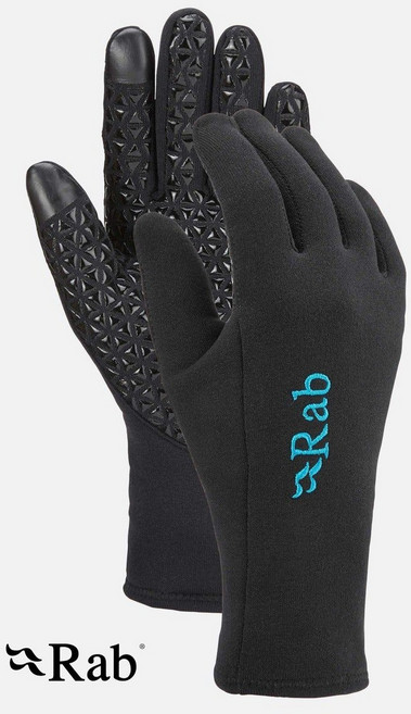 [Rab]파워 스트레치 컨택 그립 글로브 우먼 (QAH-54) 375281, M, Deep Ink, 1개