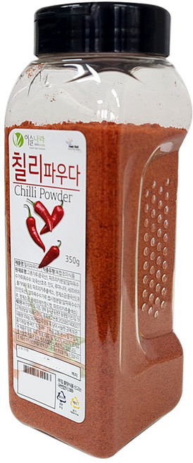 [이슬나라] 분말가루 칠리파우다, 350g