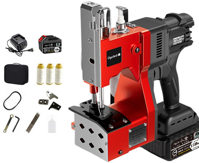 Ogula 小倉 手持式封包機 無刷調速 智能調速 自動切線, 紅色, 1個
