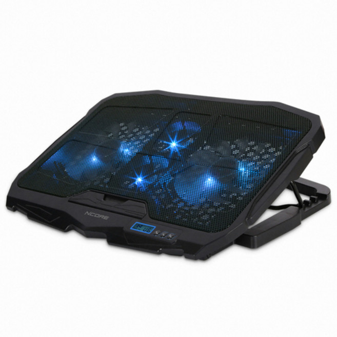 ABKO 앱코 NCORE NC30 노트북 쿨링 패드, ABKO 노트북쿨러 쿨링받침대 쿨링거치대 NCORE N, BLACK MESH