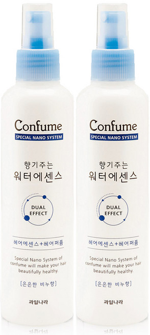 과일나라 컨퓸 향기주는 워터 헤어 에센스 은은한 비누향, 252ml, 10개