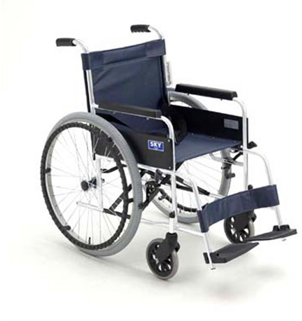 미키코리아메디칼 스틸 휠체어 MIKI SKY-1(컴팩트형), 1개