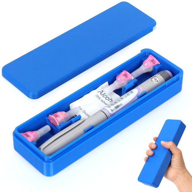 YOUSHARES Travel Case for GLP-1 Pens Portable Insulin Pen with Adjustable Slots Different Sized G, YOUSHARES Travel Case for GLP-