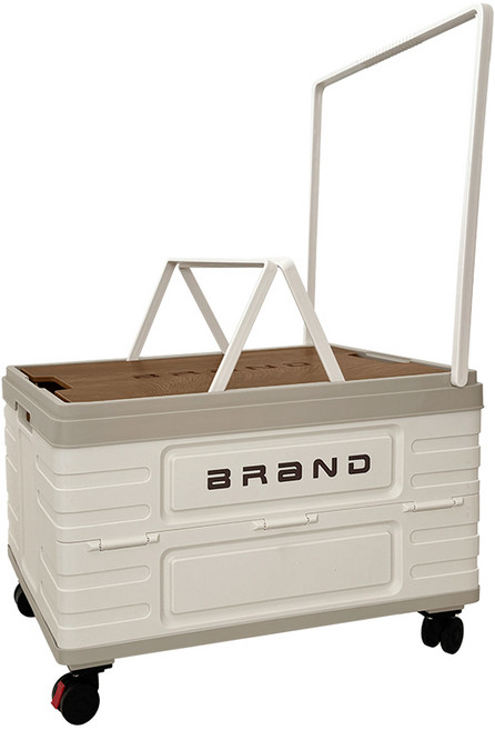 [라이프소스] 이동식 폴딩박스 - 리빙박스 접이식 다용도 수납장 캠핑 피크닉 테이블 바구니 캠크닉, 클립