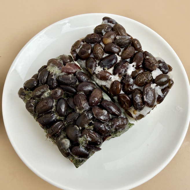 무설탕 저당떡 국내산 서리태 쑥설기 콩설기 개별포장 100g, 20개