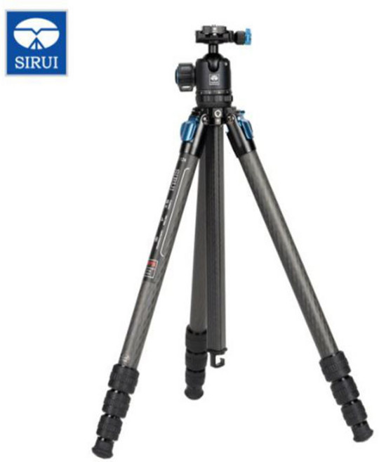 시루이 ST124 여행용 카본 삼각대 ST10 볼헤드 세트, 1개