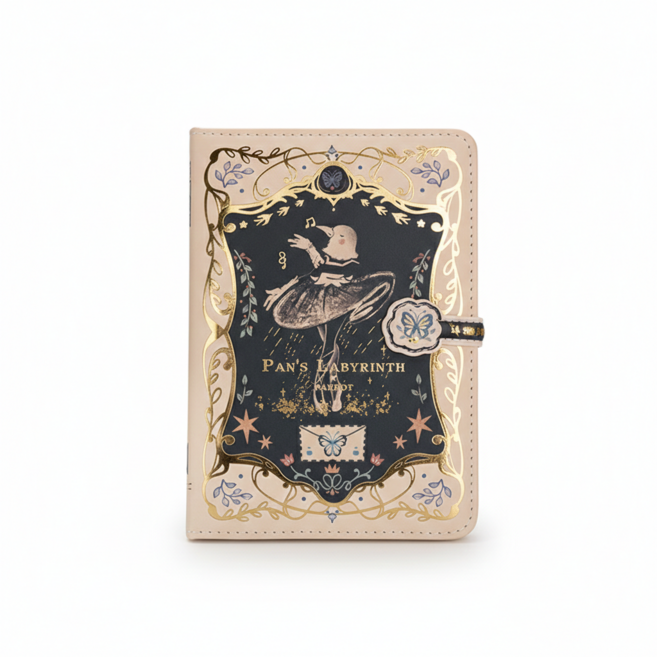 봄밤 빈티지 엔틱 고딕 하드커버 노트, 1개, 패럿