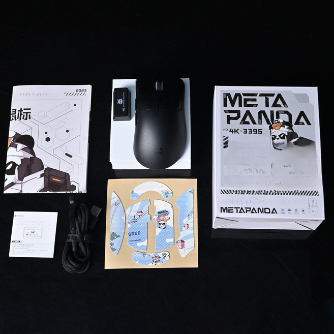 커세어 세이버 v2 PRO 울트라 빛 무선 게이밍 마우스, 기본 색상, P1 프로맥스 4K 블랙