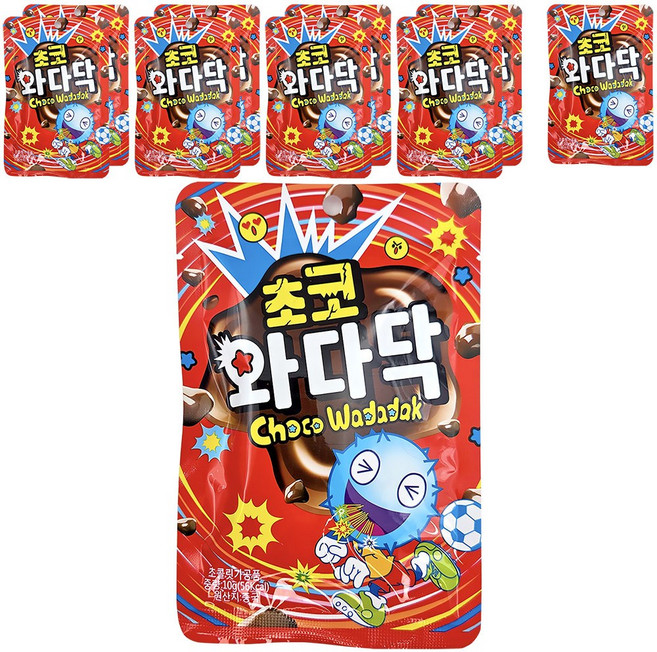 와다닥 팝핑캔디 초코맛, 10개