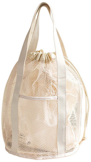 따봉오빠 원형 복조리 여행용 메쉬 포켓 세면도구 비치백 RDB053