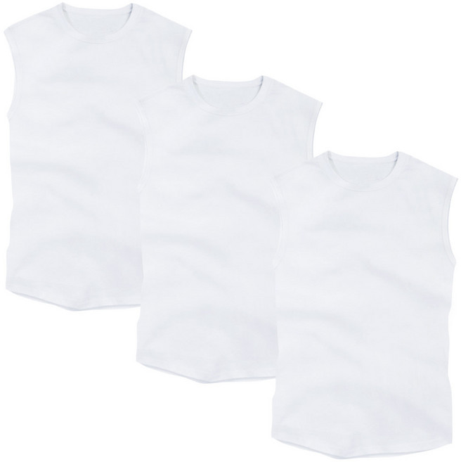 더폴그라운드 남여공용 나시티 3PACK