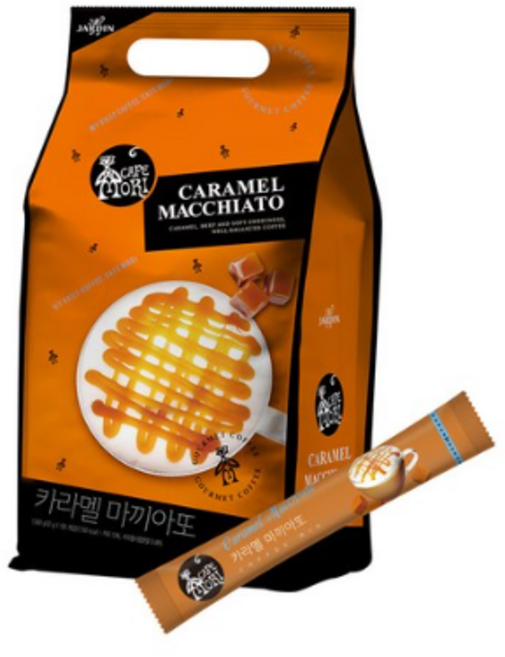 까페모리 카라멜 마끼아또 커피믹스, 12g, 60개입, 4개