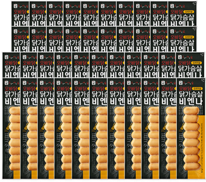 오빠닭 닭가슴살 비엔나 소시지 오리지널, 42개, 64g