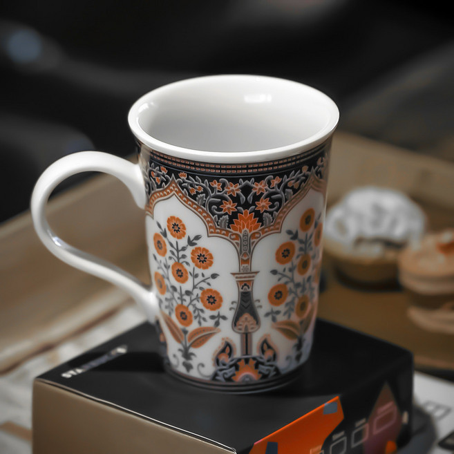 Starbucks 祕密花園馬克杯, 北3-祕密花園馬克杯黑高款）300ml,300-380ml, 1個