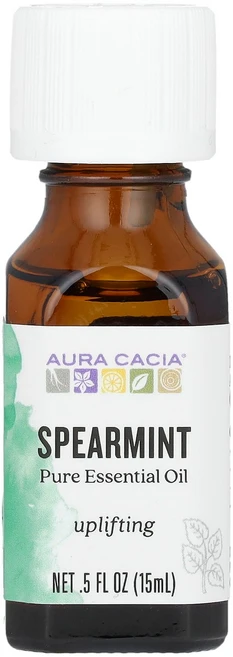 Aura Cacia 100% 순수 에센셜 오일 스피아민트 애니메이팅 0.5 액량 온스 (15ml) Cacia (아우라 카시아), Aura Cacia (아우라 카시아) Cacia, 10 - 쿠팡