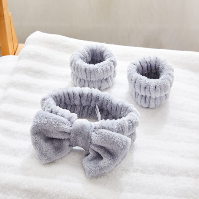 모던하우스 극세사 세안 밴드 세트 GREY BG0225002, 1개