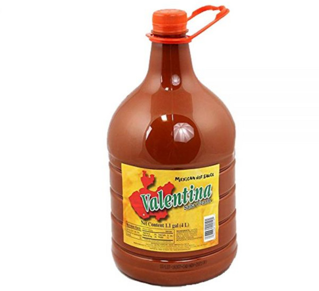 Valentina 소스 발렌티나 핫 멕시칸 피칸테 살사 비건 향신료 믹스 칠리 페퍼로 만들어졌으며 칩 패스트푸드 점심 간식 등에 완벽함 12.5온스 370ml