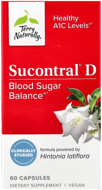 Terry Naturally Sucontact® D 캡슐 60정 Naturally (테리 내추럴리), Terry Naturally, Sucontact® D, 1개 - 쿠팡