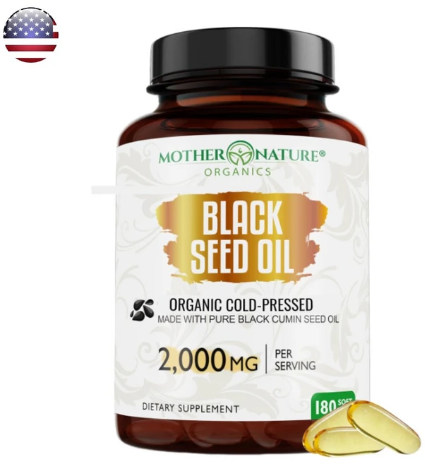 냉간압착 블랙커민씨드 오일 2000mg 오메가369 180정 3개월분, 1개 - 쿠팡
