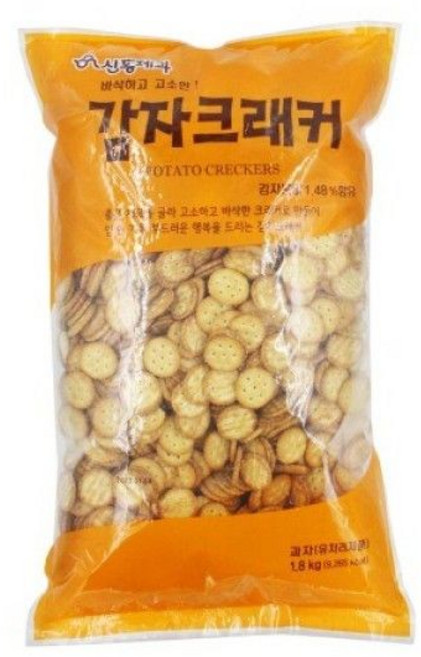 신흥제과 계란과자 1.8kg 대용량 쿠키 벌크 인간사료 추억의 간식, 1개