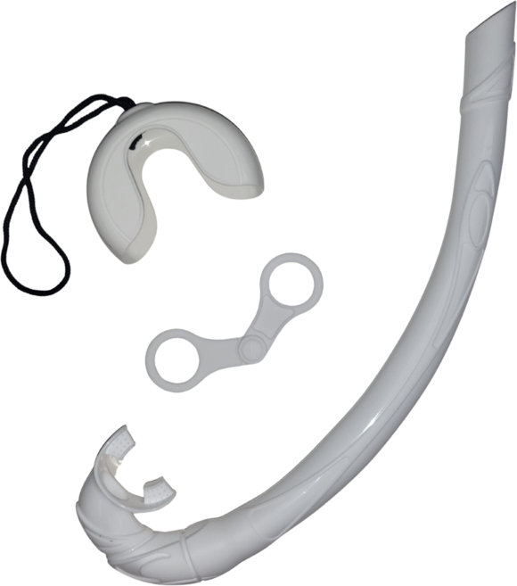 유겐다이브 롤업 스노클 롤업 스노쿨링 접이식 스노클 접이식 스노쿨 플랙서블 스노클 프리다이빙 스노클 프리다이빙 스노쿨, 화이트