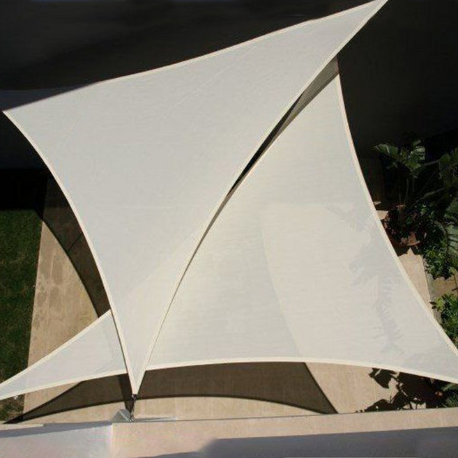 연필트리 썬쉐이드 차양막 차광막 그늘막 천막, 3.6x3.6x3.6 삼각