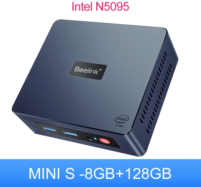 비링크 미니 S MINI S12 인텔 윈도우 11 N5095 N95 PC DDR4 8GB 128GB 16GB 256GB 512GB SSD 데스크탑 게임, 01 EU, 01 China Mainland, 01 MINI S 8G 128G