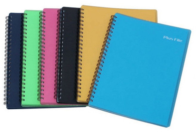 메카라인 플러스화일 1권 /20P 30P 40P 악보화일/바인더, 분홍, 30매