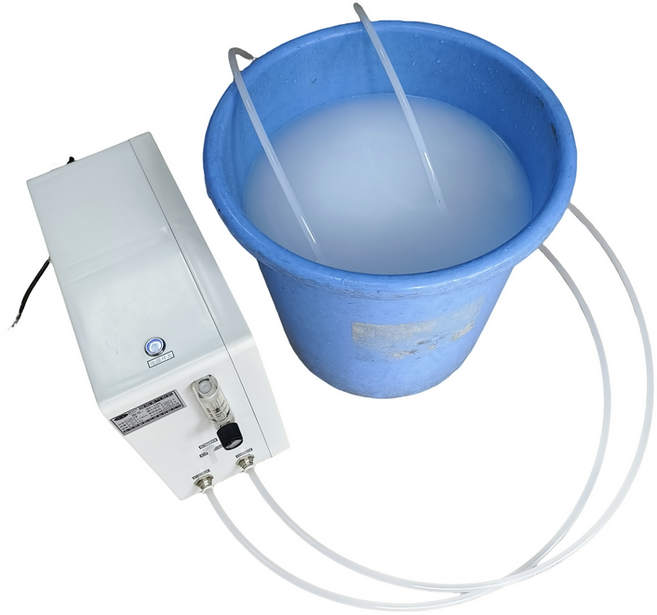 마이크로 나노 버블 발생기 우유 목욕 스파 기포 실험, 1개