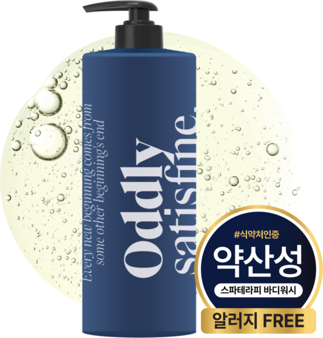 오들리 배스 약산성 저자극 바디워시 알러지 FREE 일랑일랑향, 1개, 1L