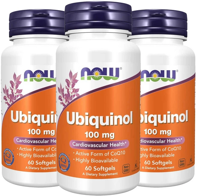 나우푸드 유비퀴놀 100mg 소프트젤, 3개, 60정 - 쿠팡