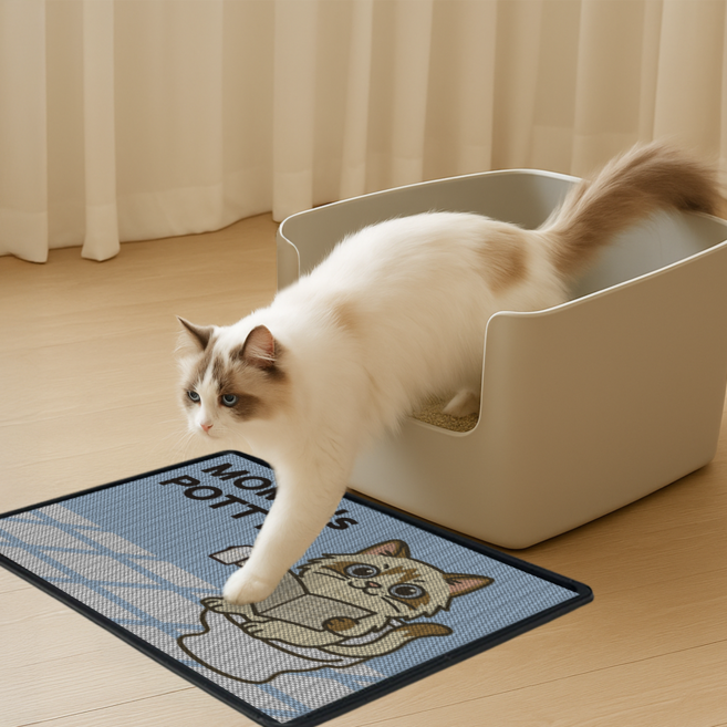 나만의 고양이 모래 매트 리필 (고양이 화장실 사막화방지 제작 모래 매트), 1개, 혼합색상