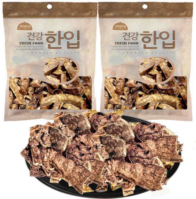 수제명가 셰프시리즈 건강 한입 애견간식, 소 허파육포쉽, 50g, 2개