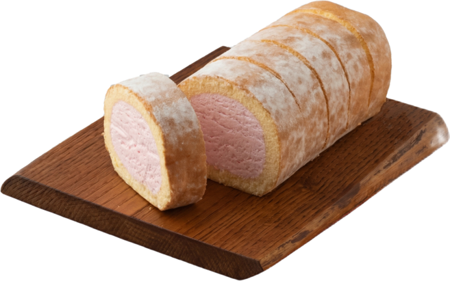 [신키네도] 일본 음식 디저트 생크림 가득 딸기 롤케이크, 350g, 1개