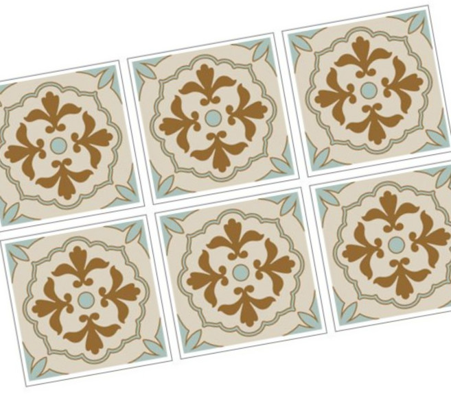 논슬립 욕조용 미끄럼방지 스티커 안전 패턴B 6매, 본상품선택