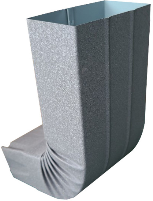 링클징크 빗물받이 지붕 처마 물받이 선홈통 3m 단위 구성품 옵션 추가 가능 착불배송, 6.엘보밖, 2.브라운스톤, 1개