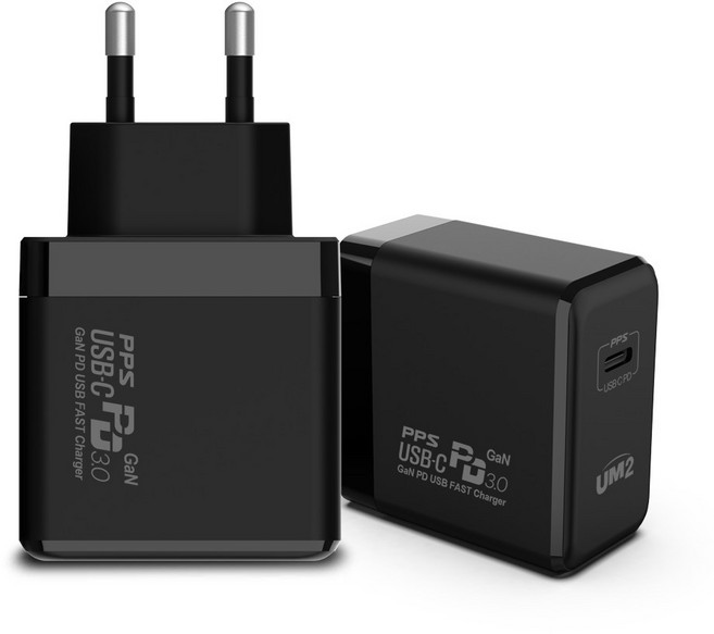 M_tech GAN PD 고속 아이폰 스마트폰 PPS C타입 맥북충전기, GAN PD 고속충전기_블랙, 1개