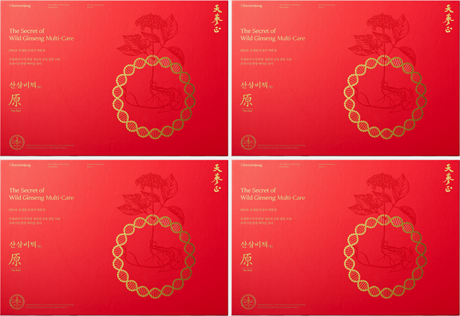 고농축 산삼진액 천삼정 산삼비책원 더 레드, 4박스, 600ml