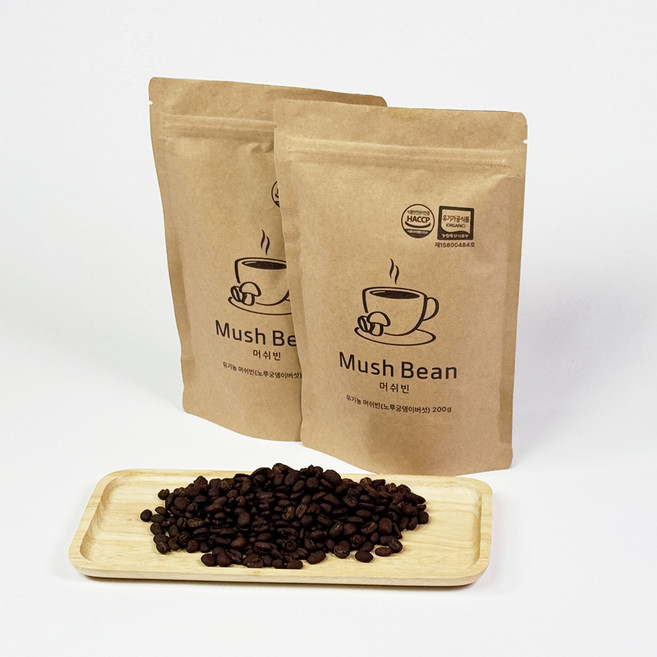 유기농 블루마운틴 노루궁뎅이버섯 커피 머쉬빈 로스팅, 1개