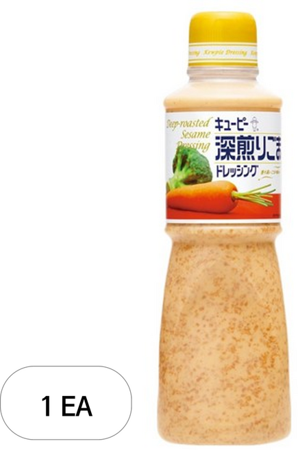 큐피 딥 로스티드 참깨 드레싱, 600ml, 1개