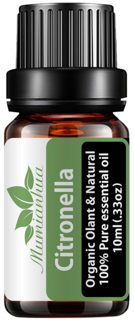 【Mumianhua木棉花】香茅精油 台灣代理現貨 100%天然植物萃取 擴香掛瓶 吊墜, 1個, 10 ml 精油, 10ml, 香茅(Citronella)