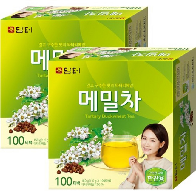 담터 메밀차, 1.5g, 100개입, 2개