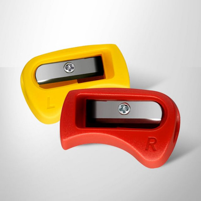 이지그래프전용 스타빌로 점보 3개 연필깎이 42082pc 1(EA), 오른손전용(레드)