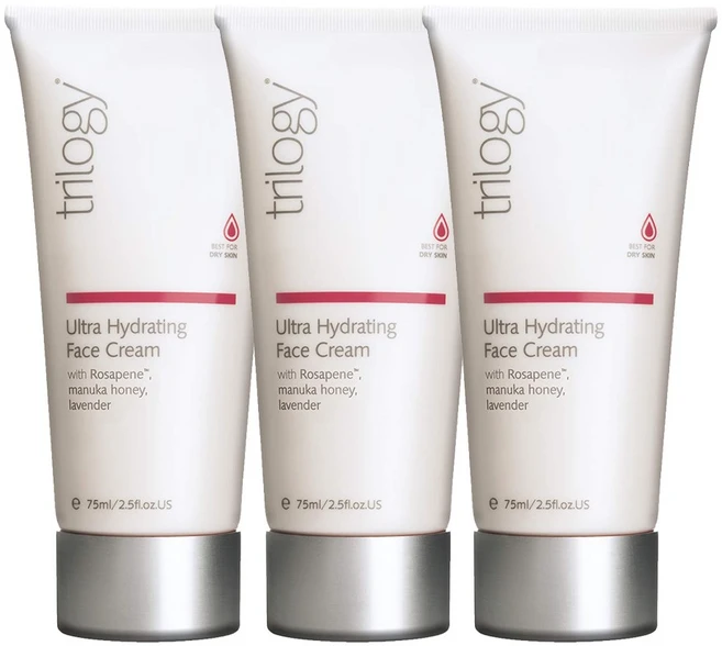 뉴질랜드 트릴로지 울트라 하이드레이팅 페이스 크림 75ml 3팩 - 쿠팡