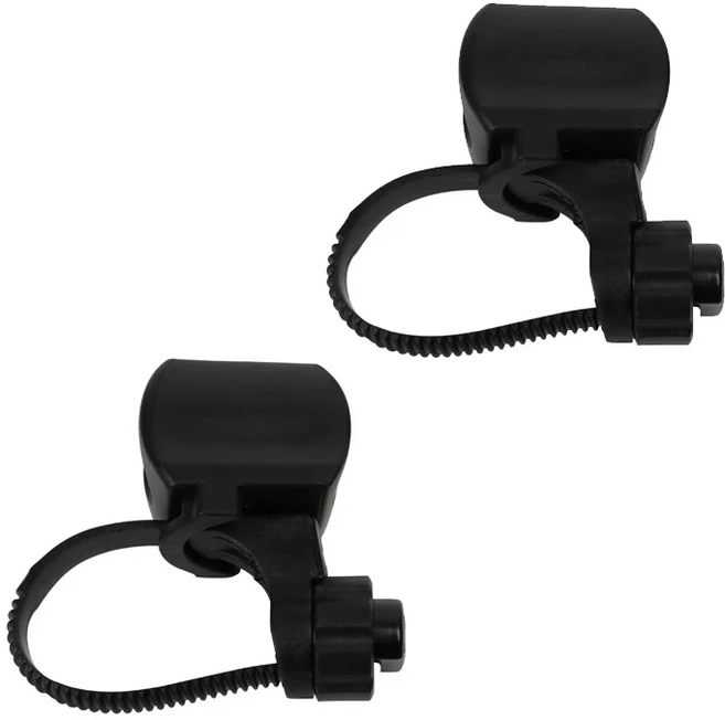 1개 2개 범용 자전거 클립 LED 토치 램프 플래시라이트 마운트 브래킷 자전거 액세서리 90도 회전 가능, [01] 2 pcs