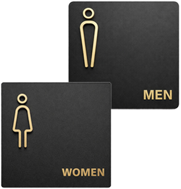 오드상회 장애인 화장실 표지판 남녀 화장실 표지판 공용 표지판, 1개, A_남+여 세트
