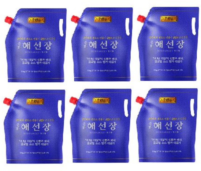 이금기 중화해선장 2kg 6개